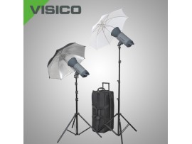 Visico VC-300 HH Umbrella Kit 2 Flash Head